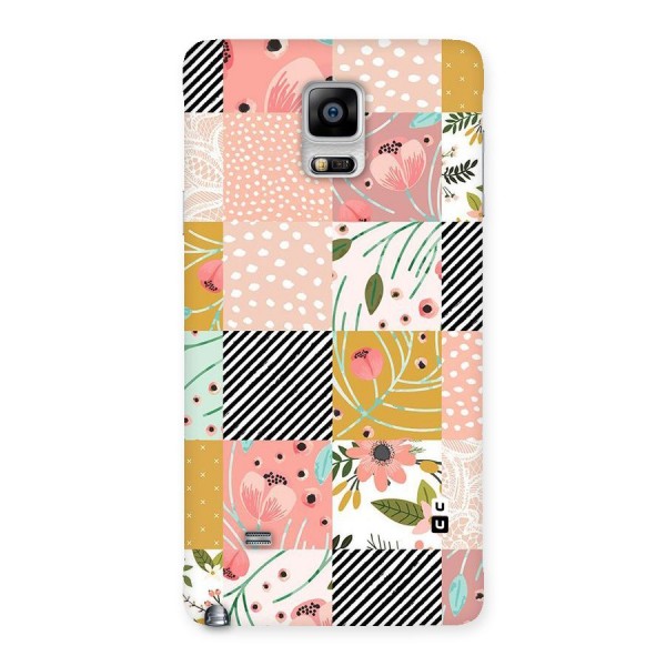 Leaf Stripe Polka Back Case for Galaxy Note 4