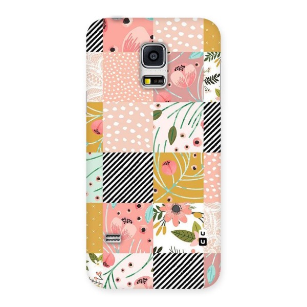 Leaf Stripe Polka Back Case for Galaxy S5 Mini