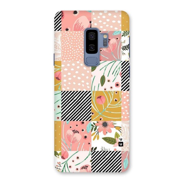 Leaf Stripe Polka Back Case for Galaxy S9 Plus