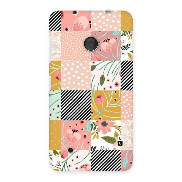 Leaf Stripe Polka Back Case for Lumia 530