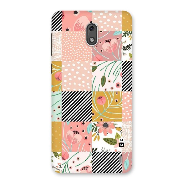 Leaf Stripe Polka Back Case for Nokia 2