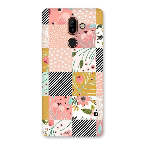 Leaf Stripe Polka Back Case for Nokia 7 Plus