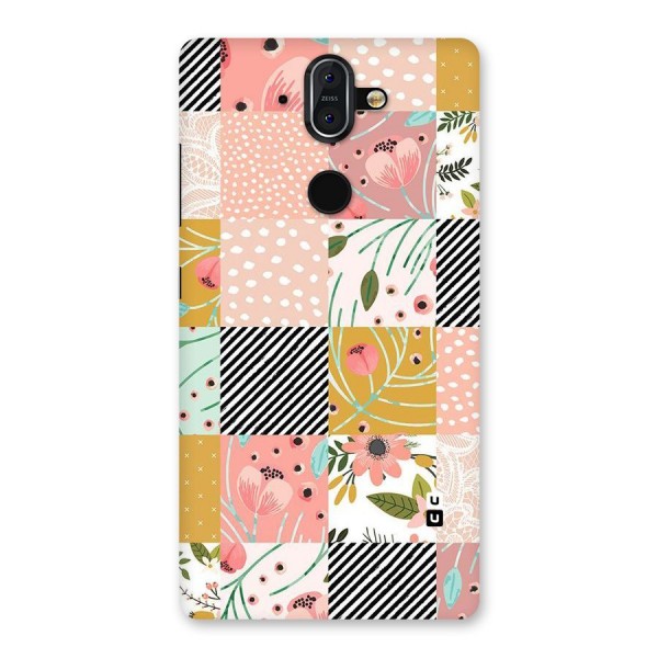 Leaf Stripe Polka Back Case for Nokia 8 Sirocco