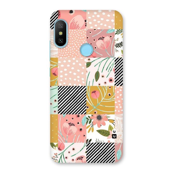 Leaf Stripe Polka Back Case for Redmi 6 Pro