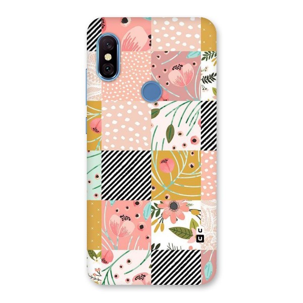 Leaf Stripe Polka Back Case for Redmi Note 6 Pro