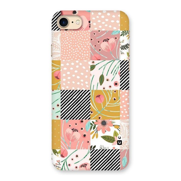 Leaf Stripe Polka Back Case for iPhone 7