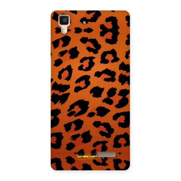 Leopard Back Case for Oppo R7