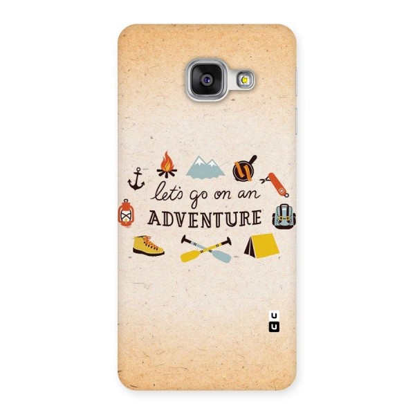 Lets Adventure Life Back Case for Galaxy A3 2016