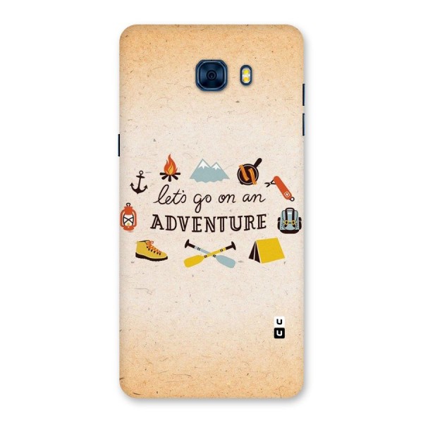 Lets Adventure Life Back Case for Galaxy C7 Pro