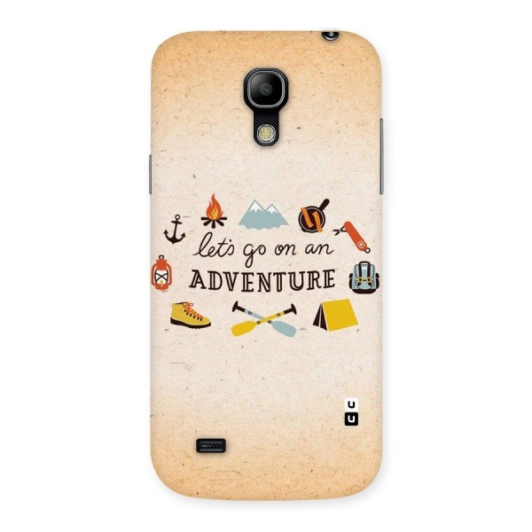 Lets Adventure Life Back Case for Galaxy S4 Mini