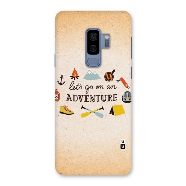 Lets Adventure Life Back Case for Galaxy S9 Plus