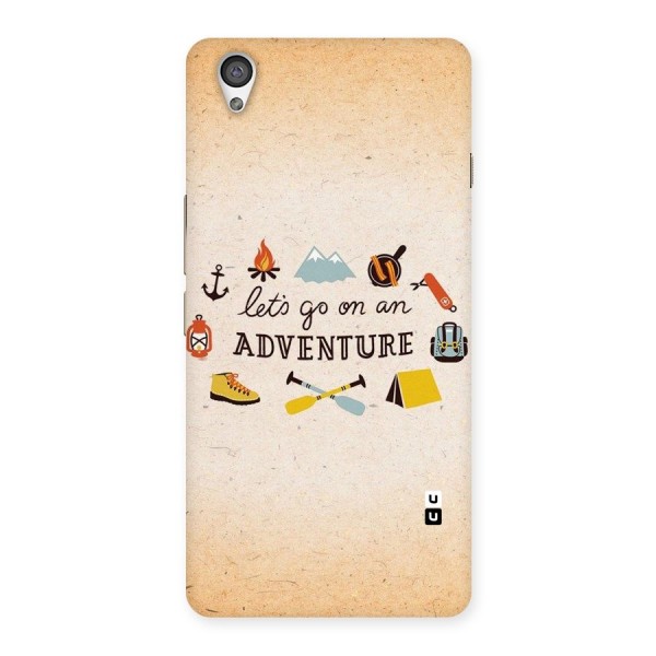 Lets Adventure Life Back Case for OnePlus X