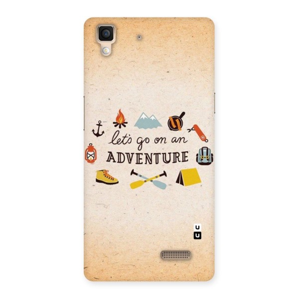 Lets Adventure Life Back Case for Oppo R7