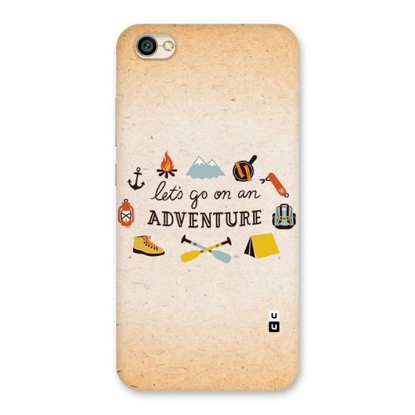 Lets Adventure Life Back Case for Redmi Y1 Lite