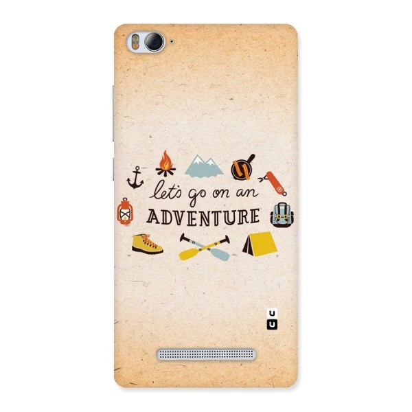 Lets Adventure Life Back Case for Xiaomi Mi4i