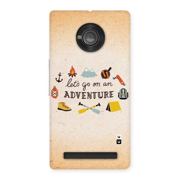 Lets Adventure Life Back Case for Yu Yuphoria