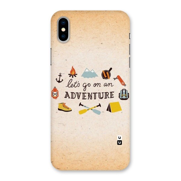 Lets Adventure Life Back Case for iPhone X