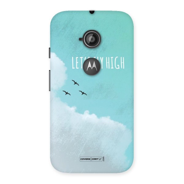 Lets Fly High Back Case for Moto E 2nd Gen