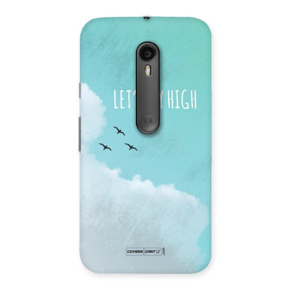 Lets Fly High Back Case for Moto G3