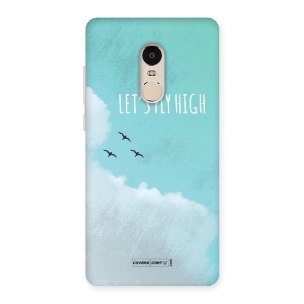 Lets Fly High Back Case for Xiaomi Redmi Note 4