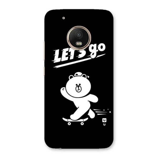 Lets Go Art Back Case for Moto G5 Plus