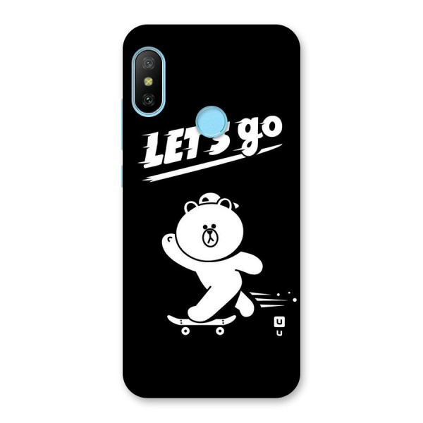 Lets Go Art Back Case for Redmi 6 Pro