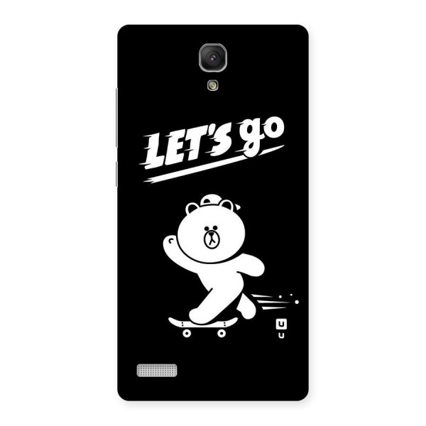 Lets Go Art Back Case for Redmi Note