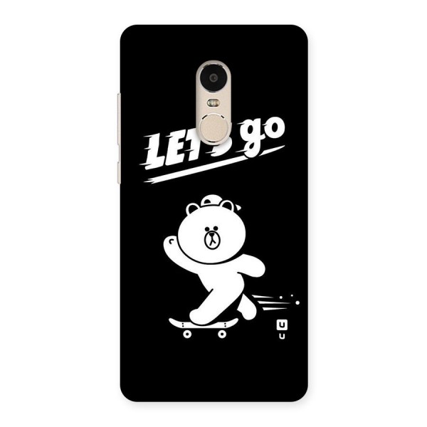 Lets Go Art Back Case for Xiaomi Redmi Note 4