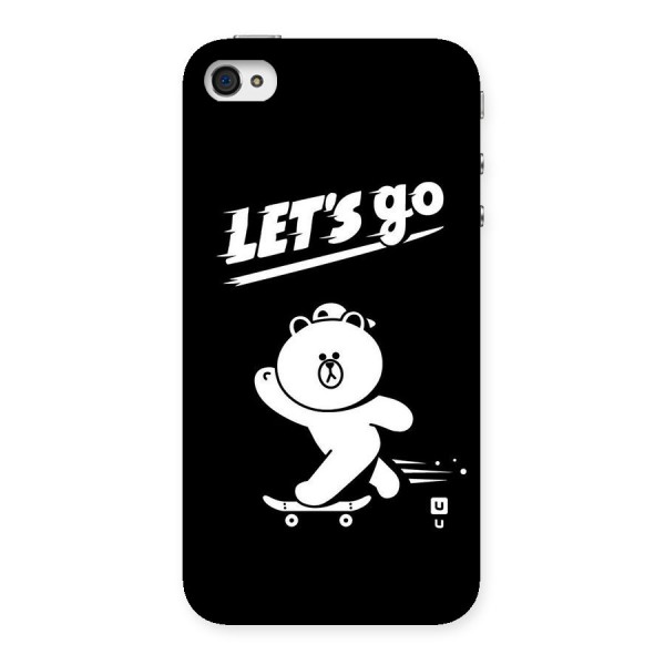 Lets Go Art Back Case for iPhone 4 4s