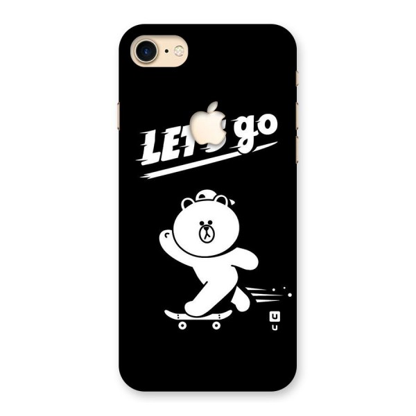 Lets Go Art Back Case for iPhone 7 Apple Cut