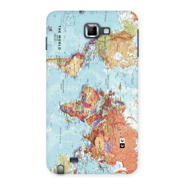 Lets Travel The World Back Case for Galaxy Note