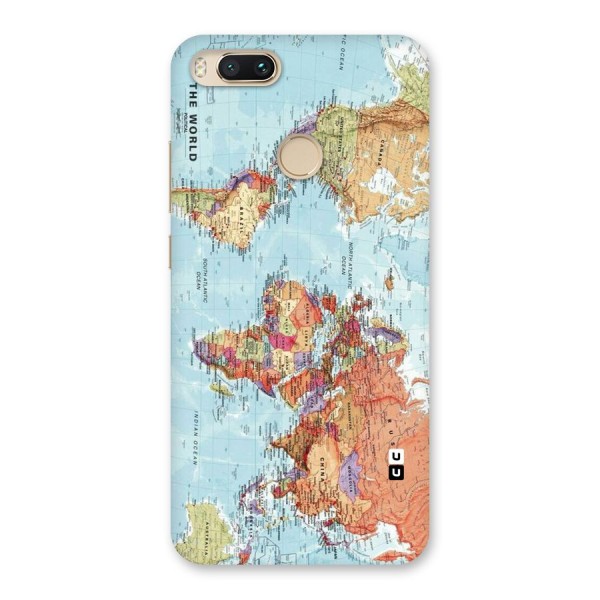 Lets Travel The World Back Case for Mi A1