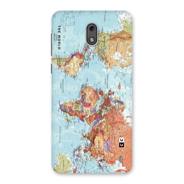 Lets Travel The World Back Case for Nokia 2