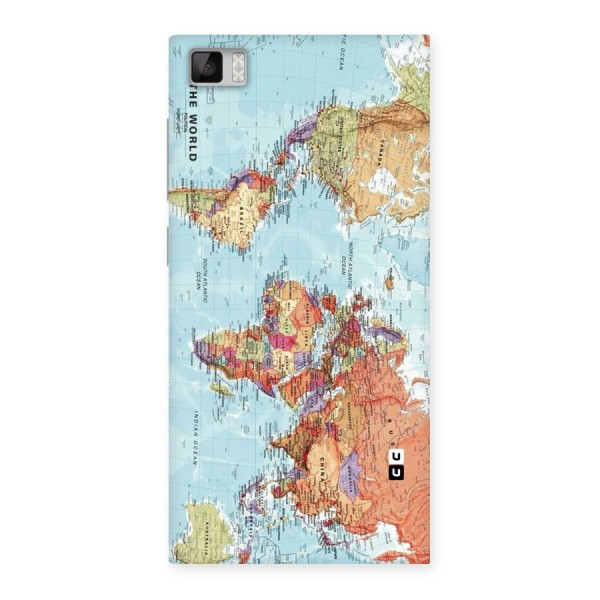 Lets Travel The World Back Case for Xiaomi Mi3