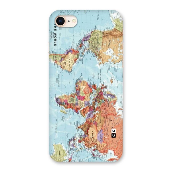 Lets Travel The World Back Case for iPhone 8