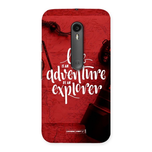 Life Adventure Explorer Back Case for Moto G3