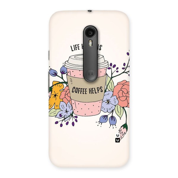 Life Happens Back Case for Moto G3