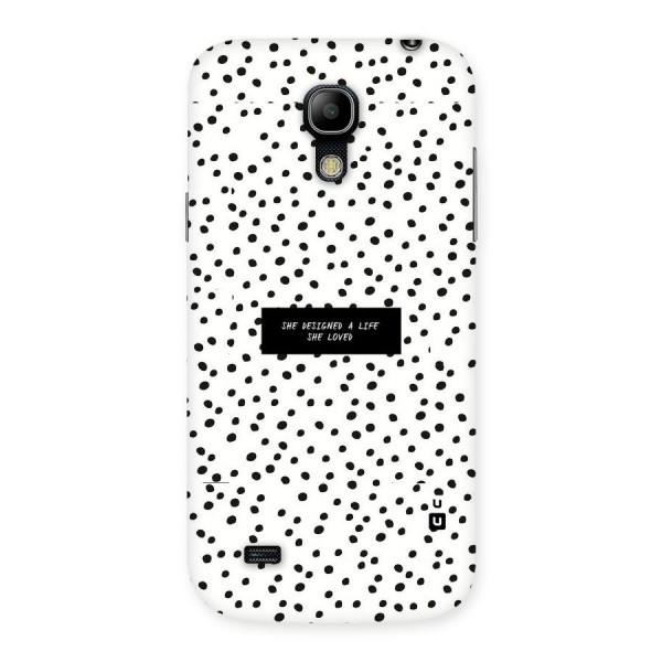 Life Loved Back Case for Galaxy S4 Mini