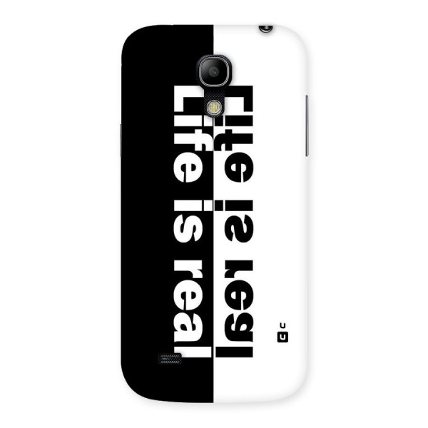 Life is Real Simple Back Case for Galaxy S4 Mini