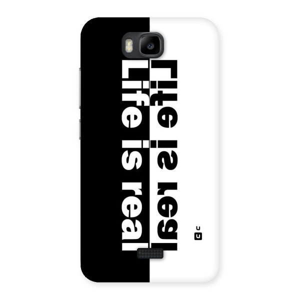 Life is Real Simple Back Case for Honor Bee