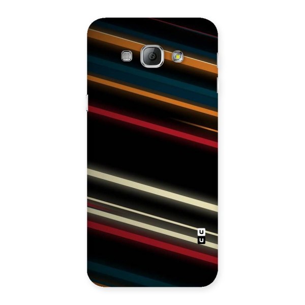 Light Diagonal Stripes Back Case for Galaxy A8