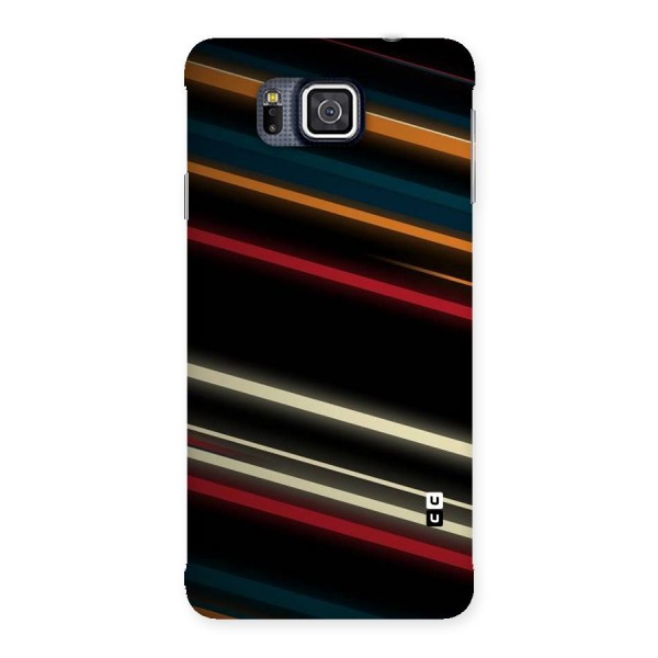 Light Diagonal Stripes Back Case for Galaxy Alpha