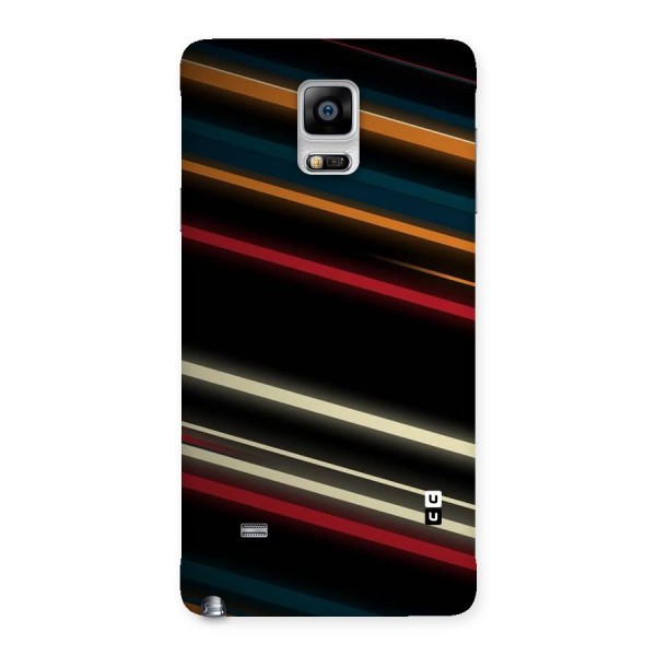 Light Diagonal Stripes Back Case for Galaxy Note 4