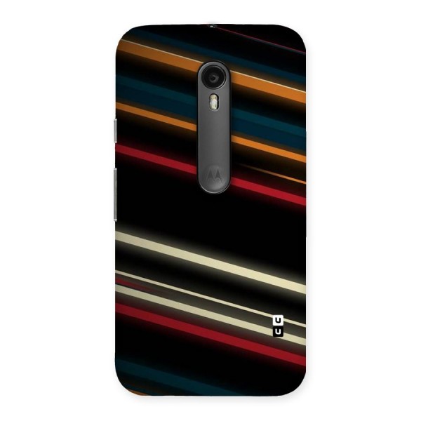 Light Diagonal Stripes Back Case for Moto G3