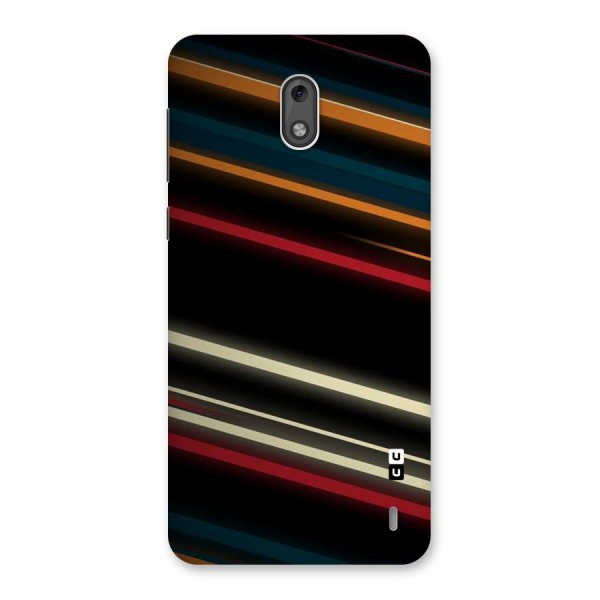 Light Diagonal Stripes Back Case for Nokia 2