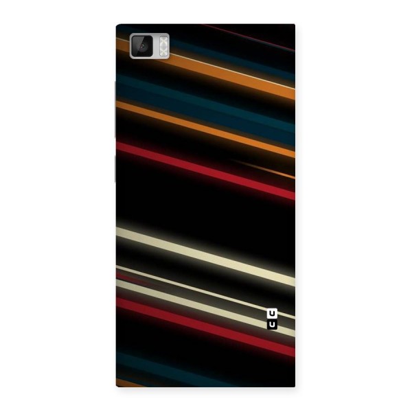 Light Diagonal Stripes Back Case for Xiaomi Mi3