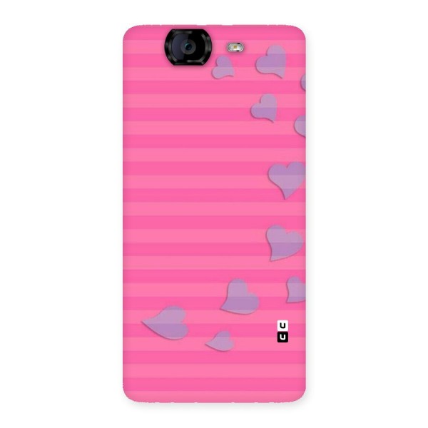 Light Heart Stripes Back Case for Canvas Knight A350