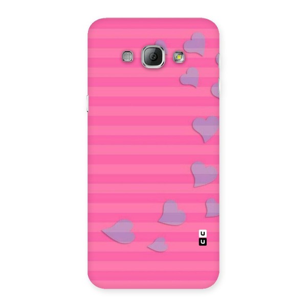 Light Heart Stripes Back Case for Galaxy A8