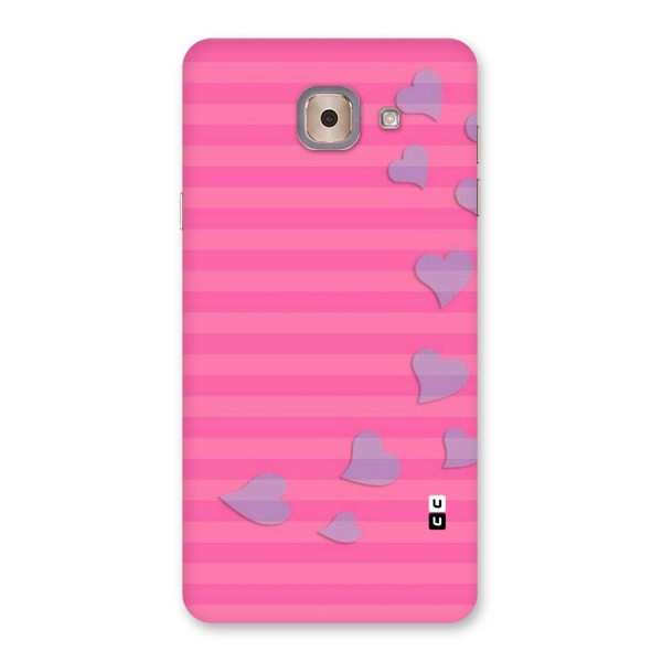 Light Heart Stripes Back Case for Galaxy J7 Max