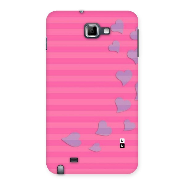 Light Heart Stripes Back Case for Galaxy Note